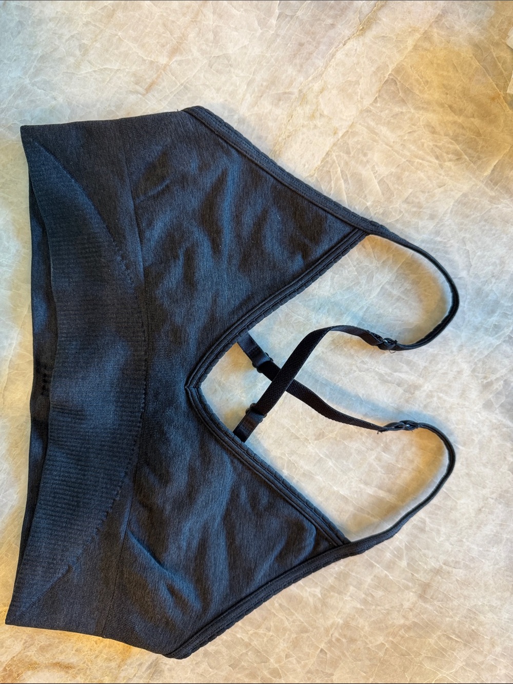 lululemon athletica Black Adjustable-Strap Sports Bralette